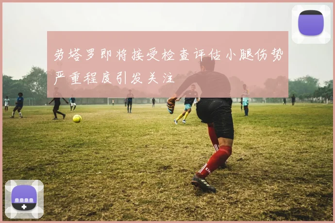 劳塔罗即将接受检查评估小腿伤势严重程度引发关注